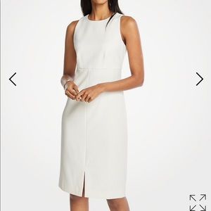 Copy-DOUBLEWEAVE HIGH WAIST SHEATH DRESS